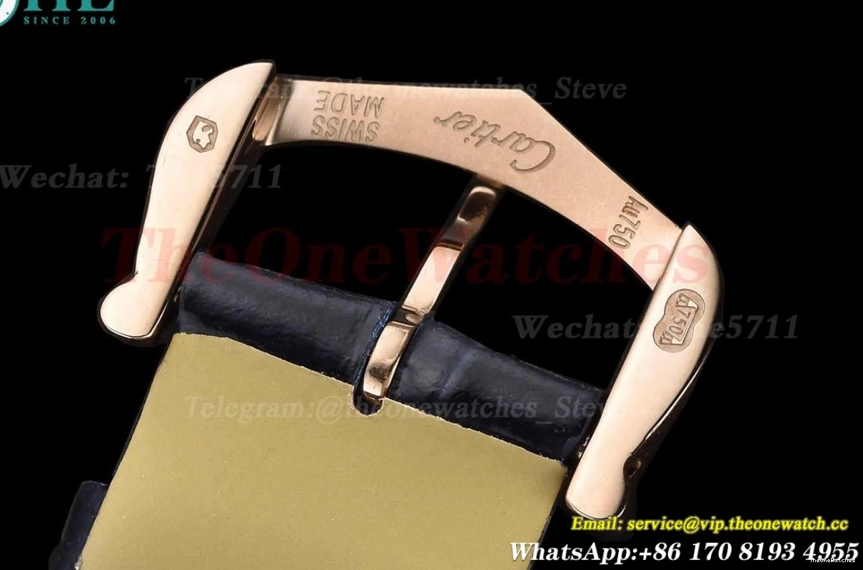 Silver 21.2mm RG Tank Blue Quartz Dial LE 8848F Française 0304